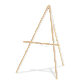 Tripe Cavalete Madeira Quadros Pintura Lousa Telas 82cm - Único