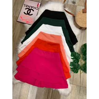 Moda blogueira: Saia Social Cintura Média curta - Lilás