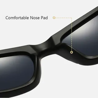 Óculos de Sol Espelho Luxo Vintage Unisex Marca Design 2022 - Silver Grey