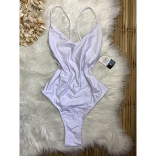 Moda Praia: Maiô Empina Bumbum Fio Dental Asa Delta - Tendência Blogueira - Rosa