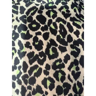 Animal print blusa feminina longa gola v - Cor 1