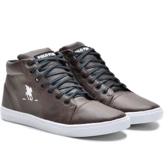 Estilo Bota Tênis Masculino Polo Plus Cano Alto Original - 42