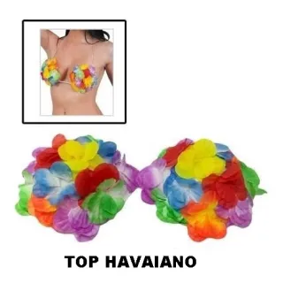 Fantasia Carnaval Top Havaiano - Único