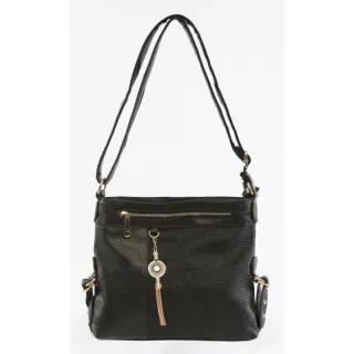 Importada Bolsa Feminina Transversal Grande Com Chaveiro Tiracolo 2 Divisórias