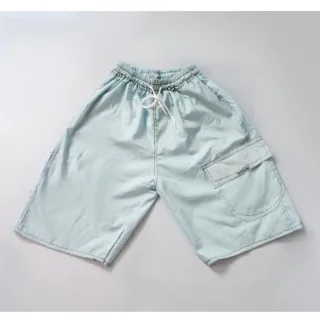 Bolso Frontal Bermuda Cargo Masculina - Verde