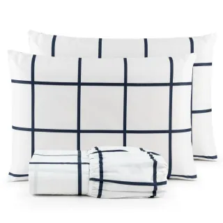 Lençol Casal Box Padrão Jogo 3pçs Toque Aveludado 200 Fios - Oliva Floreal