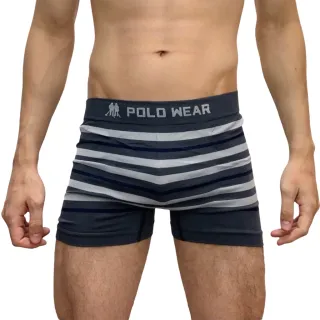 Cuecas Boxer Polo Wear: Kit 3, Microfibra Sem Costura, Lisas e Estampadas - SORTIDAS LISTRADAS