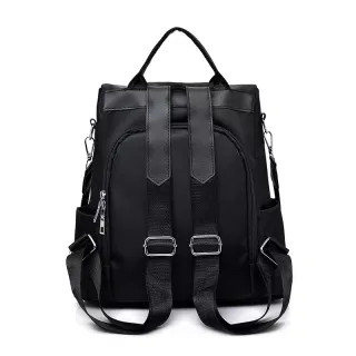 Chaveiro anti furto feminino: mochila de nylon com estilo - Fúcsia