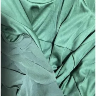 Vestido Longo Maxi de Festa à Noite Elegante Spaghetti Strap Tulle Ponto Verde - Verde