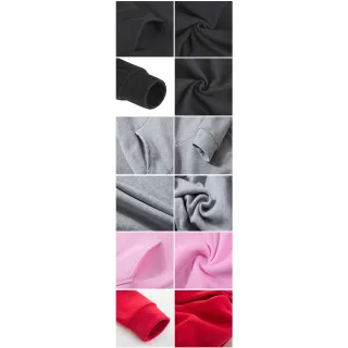 Jaqueta de Inverno Unisex Camisola Carta Canguru - Azul