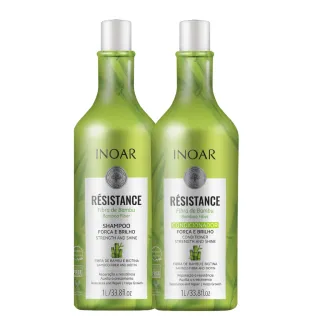 Kit Inoar Litrão - Shampoo + Condicionador Resistance Blends Cicatrifios Argan - Cicatrifios