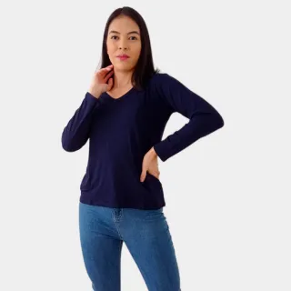 Segunda Pele Feminina Manga Longa Comprida - Blusa Basica - Vermelho