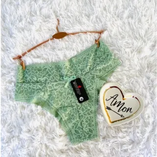 Lingerie Sensual Kit 5 Calcinhas Renda Conforto Tanga - G