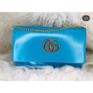 Lançamento Bolsa Feminina GG Alça Corrente - Blogueirinha - Azul