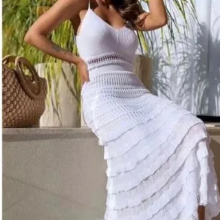 Moda Boutique Luxo Vestido Midi Tricot Modal Rodado Estilo Princesa - Rosa Bebe