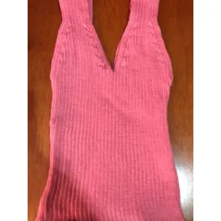 Moda Tricot Blusa Cropped Regata - BRANCA VESTE PP AO M