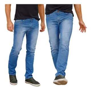 Roupas Masculina Calça Jeans Slim Elastano Lycra Original - jeans clara