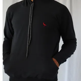 Promoção Blusa Masculina Moletom Atacado Bolso Toca - Branco