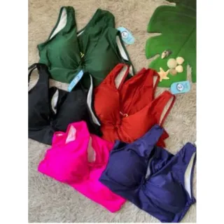 Maiô Feminino Liso em Lycra Beach Gloss com Bojo - Raryel - G