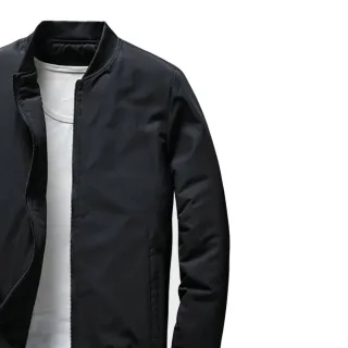 Blusa Bomber Corta Vento Masculina Leve Casual - Cinza Escuro
