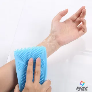 Escova de Silicone para Esfoliação Corporal - Envio Imediato - Cor Aleatória