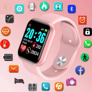 Smartwatch Rastreador de Frequência ASAZQ Y68/D20 para iOS/Android