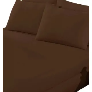 Lençol Casal QUEEN Lisa - Jogo de 03 Peças com Elástico - Preto