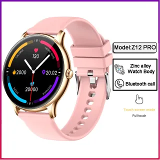 Relógio Inteligente LIGE 2022 Bluetooth Chamada IP67 Fitness À Prova D'água para Android e iOS - Pulseira Feminina - Black+box+charger