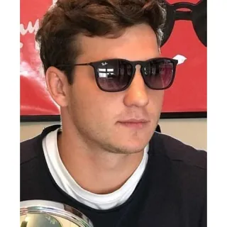 Moda das blogueiras: Óculos de Sol Rb Chris, lente UV400, Duas Opções de Cores