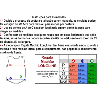 Conjunto de Regatas Masculinas MXD Machão Longline para Academia e Casual - Opção 04