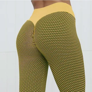 Cintura Alta Feminina Leggings Fitness Esportes Sexy - Levanta Bumbum - Green