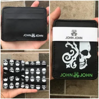 Várias marcas e modelos de Carteira Masculina Mágica unissex - versace branca\roxo