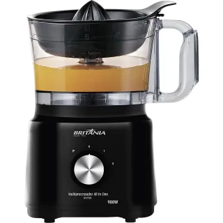 Britânia All in One BMP900P Preto - Multiprocessador com Liquidificador - 220V