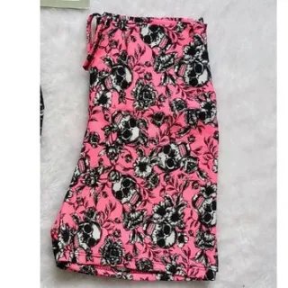 Fitness corda cintura alta curta para academia - Caveira rosa