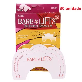 Levanta Seios Adesivo Invisível - 10 Peças - 10 unidades（sem caixa）