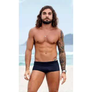 Envio Imediato - Sunga de Praia Preta Masculina - Sunga Preta