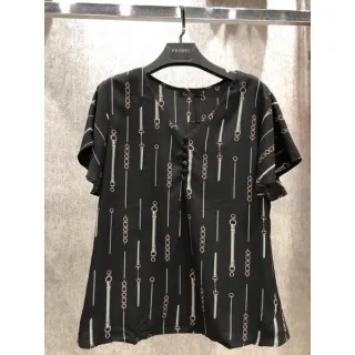 Blusa Evangélica Manga Curta Feminina Social com Botão - Branco