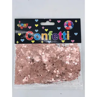 Confetes Metalizados 15g - Bexiga Topo de Bolo Festas Carnaval - Preto-P