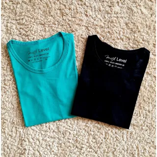 Camiseta Lisa Feminina Premium Algodão Malha Penteada Gola Redonda - Laranja