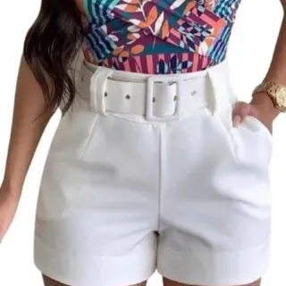 Cinto forrado moda verão alta costura social casual - Raryel - Preto