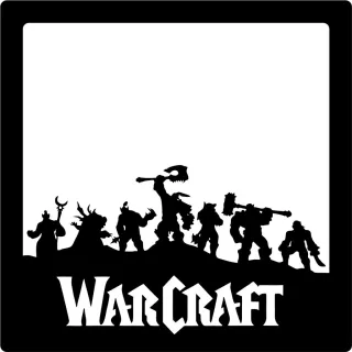 Quadro Vazado Gamer Geek em MDF 3mm - Decoração Original - The Witcher DV_0419