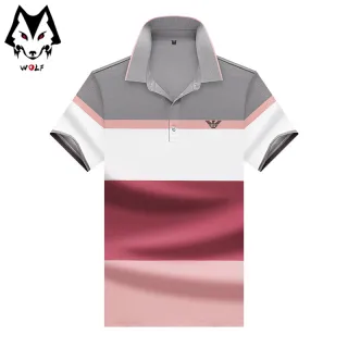 Camiseta Polo Masculina Manga Curta - Moda Casual - Blue