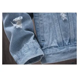 [Frete Grátis] Jaqueta Jeans Masculina de Alta Qualidade - Estoque Pronto - J07 Azul Claro