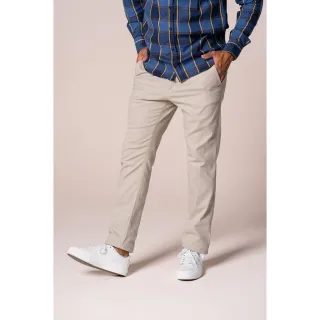 Cores Várias Sarja Slim Fit Calças Masculina com Lycra - Branco