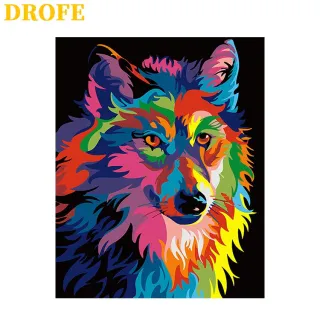 Pintura A Cores Por Números - Drofe (40X50 Cm) - 1464