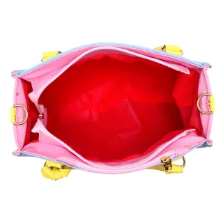 Kit 3 Peças Bolsa Lateral Transversal Luxo Elegante - Franca By Shop - Bege Corrente