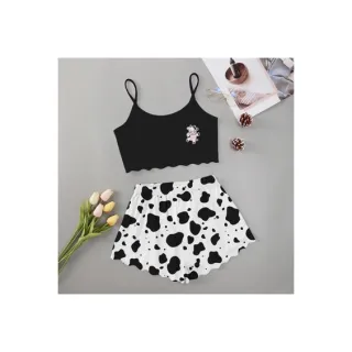 Moda verão: Pijama feminino personagens adulto - Roupa de dormir baby Doll - M15