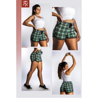 Verão Praia Estampados Curtos Coloridos - Kit com 05 Shorts Femininos - G - Veste 38/40