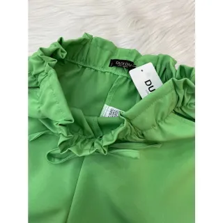 Moda Verão Feminina Alfaiataria Curta em Tecido de Qualidade - Fúcsia