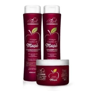 A Sua Escolha - Kit Capilar Shampoo + Condicionador + Mascara - Oleo Ricino